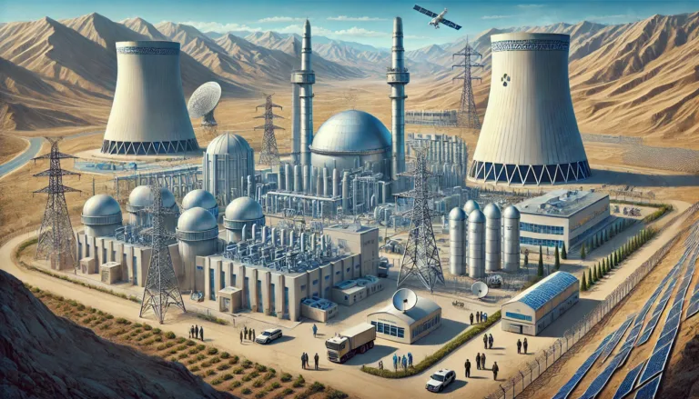 Iran Nuke Facilities-Illustration